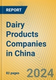 Dairy Products Companies in China- Product Image