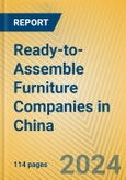 Ready-to-Assemble Furniture Companies in China- Product Image