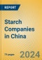 Starch Companies in China - Product Image