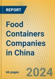 Food Containers Companies in China- Product Image