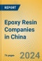 Epoxy Resin Companies in China - Product Image