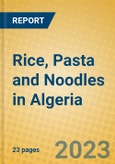 Rice, Pasta and Noodles in Algeria- Product Image