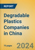 Degradable Plastics Companies in China- Product Image