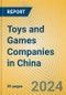 Toys and Games Companies in China - Product Thumbnail Image