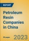 Petroleum Resin Companies in China - Product Image