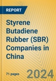 Styrene Butadiene Rubber (SBR) Companies in China- Product Image