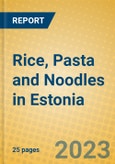 Rice, Pasta and Noodles in Estonia- Product Image