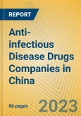 Anti-infectious Disease Drugs Companies in China- Product Image