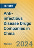 Anti-infectious Disease Drugs Companies in China- Product Image