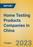 Home Testing Products Companies in China- Product Image