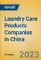 Laundry Care Products Companies in China - Product Image