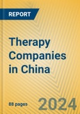 Therapy Companies in China- Product Image