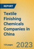 Textile Finishing Chemicals Companies in China- Product Image