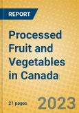 Processed Fruit and Vegetables in Canada- Product Image