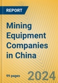 Mining Equipment Companies in China- Product Image
