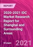 2020-2021 IDC Market Research Report for Shanghai and Surrounding Areas- Product Image