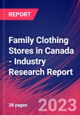 Family Clothing Stores in Canada - Industry Research Report- Product Image