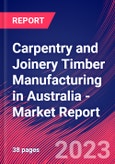 Carpentry and Joinery Timber Manufacturing in Australia - Industry Market Research Report- Product Image
