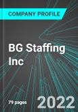 BG Staffing Inc (BGSF:NYS): Analytics, Extensive Financial Metrics, and Benchmarks Against Averages and Top Companies Within its Industry- Product Image