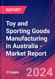 Toy and Sporting Goods Manufacturing in Australia - Industry Market Research Report- Product Image