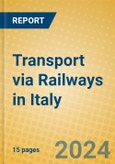 Transport via Railways in Italy- Product Image