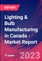 Lighting & Bulb Manufacturing in Canada - Industry Market Research Report - Product Image