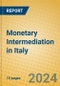 Monetary Intermediation in Italy - Product Thumbnail Image