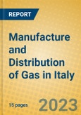 Manufacture and Distribution of Gas in Italy- Product Image