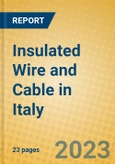 Insulated Wire and Cable in Italy- Product Image