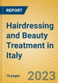 Hairdressing and Beauty Treatment in Italy- Product Image