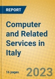 Computer and Related Services in Italy- Product Image