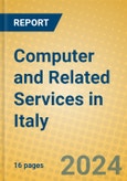 Computer and Related Services in Italy- Product Image