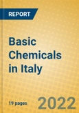 Basic Chemicals in Italy- Product Image
