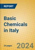 Basic Chemicals in Italy- Product Image