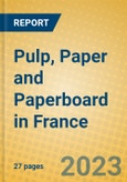 Pulp, Paper and Paperboard in France- Product Image