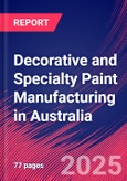 Decorative and Specialty Paint Manufacturing in Australia - Industry Market Research Report- Product Image