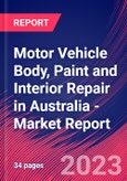 Motor Vehicle Body, Paint and Interior Repair in Australia - Industry Market Research Report- Product Image