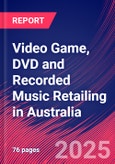 Video Game, DVD and Recorded Music Retailing in Australia - Industry Market Research Report- Product Image
