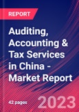 Auditing, Accounting & Tax Services in China - Industry Market Research Report- Product Image