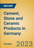 Cement, Stone and Ceramic Products in Germany- Product Image