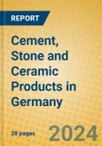 Cement, Stone and Ceramic Products in Germany- Product Image