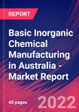 Basic Inorganic Chemical Manufacturing in Australia - Industry Market Research Report- Product Image