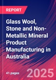 Glass Wool, Stone and Non-Metallic Mineral Product Manufacturing in Australia - Industry Market Research Report- Product Image