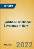 Fortified/Functional Beverages in Italy- Product Image