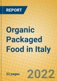 Organic Packaged Food in Italy- Product Image