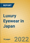 Luxury Eyewear in Japan- Product Image