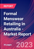Formal Menswear Retailing in Australia - Industry Market Research Report- Product Image