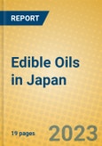 Edible Oils in Japan- Product Image