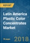 Latin America Plastic Color Concentrates Market - Segmented by Product Type, End-User Industry, and Geography - Growth, Trends and Forecasts (2018 - 2023) - Product Thumbnail Image