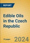 Edible Oils in the Czech Republic- Product Image